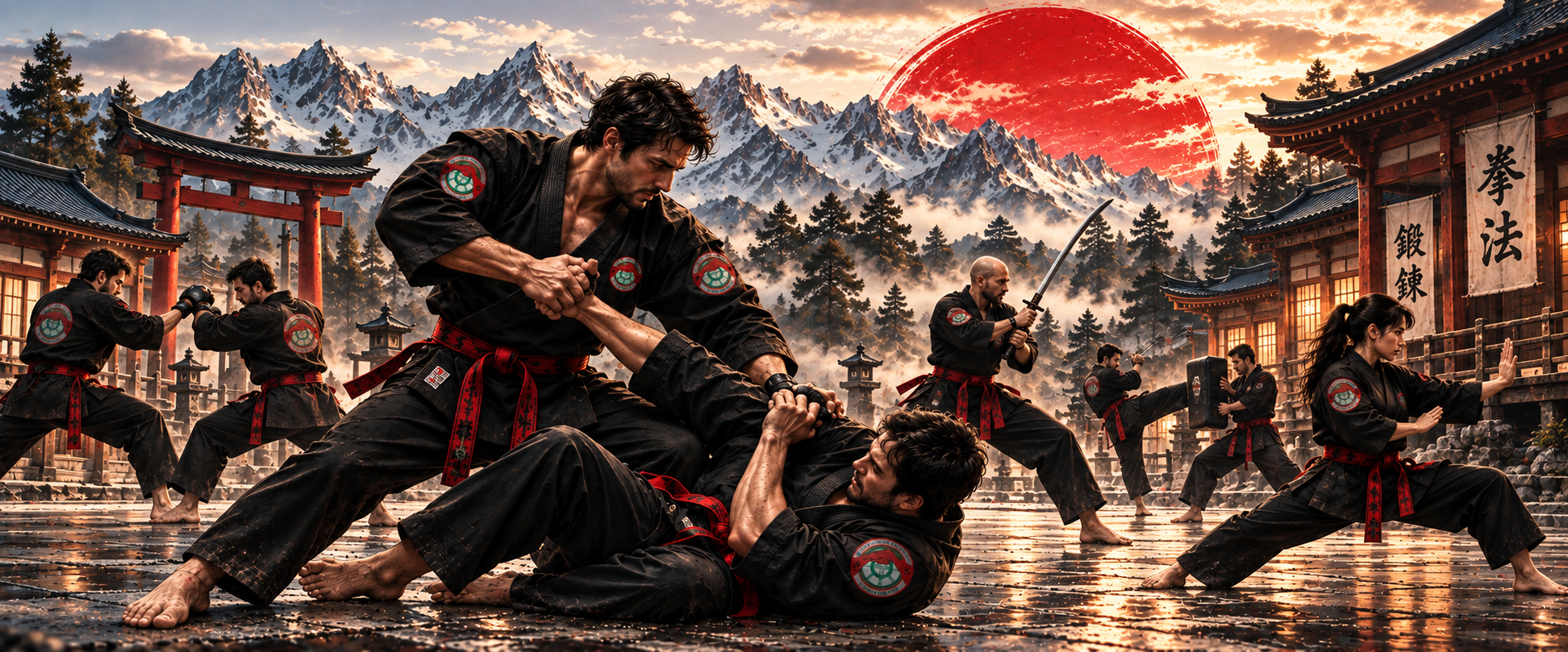 Bushido Kempo – küzdelem és gyakorlás japán hangulatú dojóban